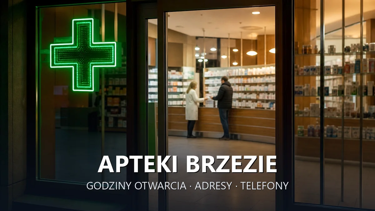 Apteki Brzezie, gmina Kłaj, powiat wielicki - adresy, telefony, godziny otwarcia