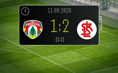 [PIŁKA NOŻNA] Puszcza Niepołomice – ŁKS Łódź 1:2. Lider zabrał punkty w 8. kolejce Betclic 1. ligi