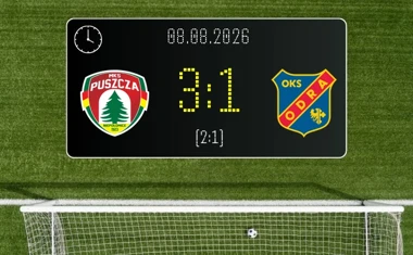 [PIŁKA NOŻNA] Puszcza Niepołomice – Odra Opole 3:1 w Betclic 1. lidze – gospodarze odwrócili losy meczu