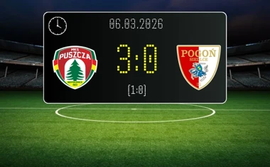 [PIŁKA NOŻNA] Puszcza Niepołomice – Pogoń Siedlce 3:0 – pewne zwycięstwo u siebie w Betclic 1. lidze