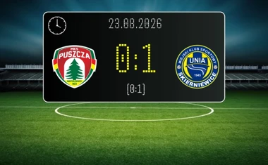 [PIŁKA NOŻNA] Puszcza Niepołomice – Unia Skierniewice 0:1 w Betclic 1. lidze