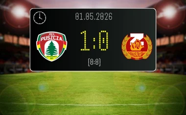 [PIŁKA NOŻNA] Betclic 1. liga – Puszcza Niepołomice – Znicz Pruszków 1:0. Piekarski dał gospodarzom cenne trzy punkty