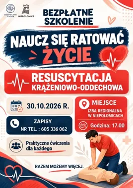 Grafika promocyjna wydarzenia Bezpieczni i Świadomi: warsztaty RKO