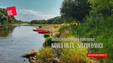 Grafika promocyjna wydarzenia Wycieczka Kajakowo-Rowerowa: Nowa Huta – Niepołomice z Nowa Huta Travel