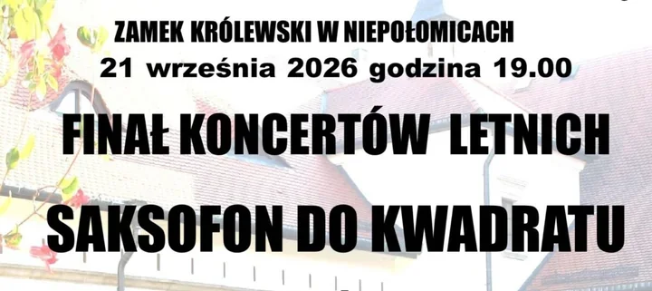 Saksofon do kwadratu. Finał Koncertów Letnich w zamku