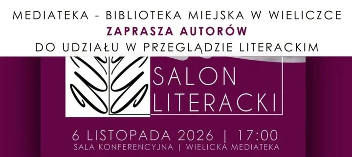 Twórcy z Niepołomic mogą wystąpić na Wielickim Salonie Literackim