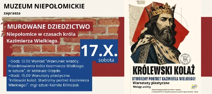 Królewski kolaż i historia władzy. Bezpłatne wydarzenia w Muzeum Niepołomickim